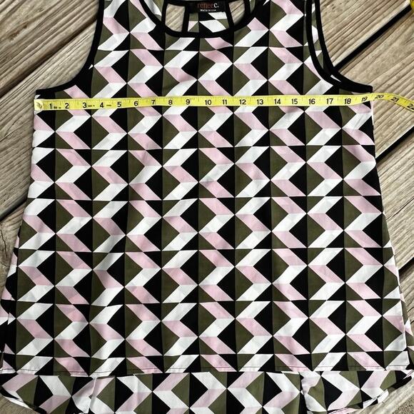 Renee C. Sleeveless tank top with geometric print, women's XL - Picture 8 of 10